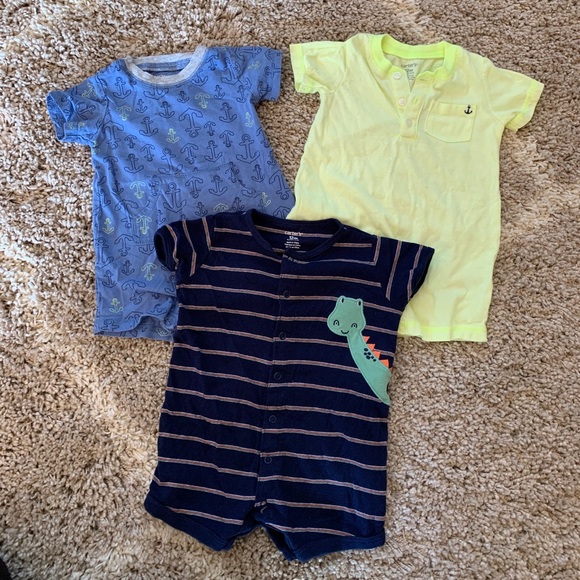 Carters- shorts rompers